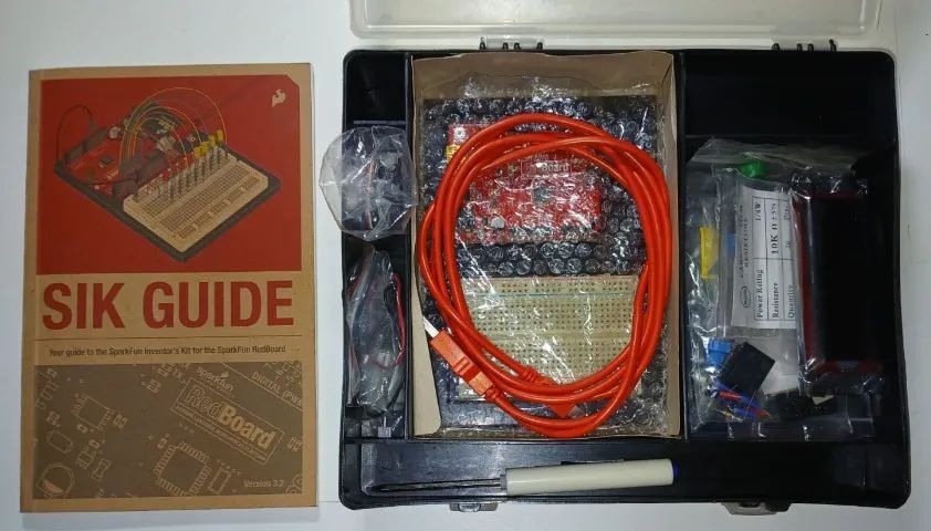 SparkFun Inventor Kit Versão 3.2 (Red Board = Arduino) Sua jornada em Eletrônica e Program