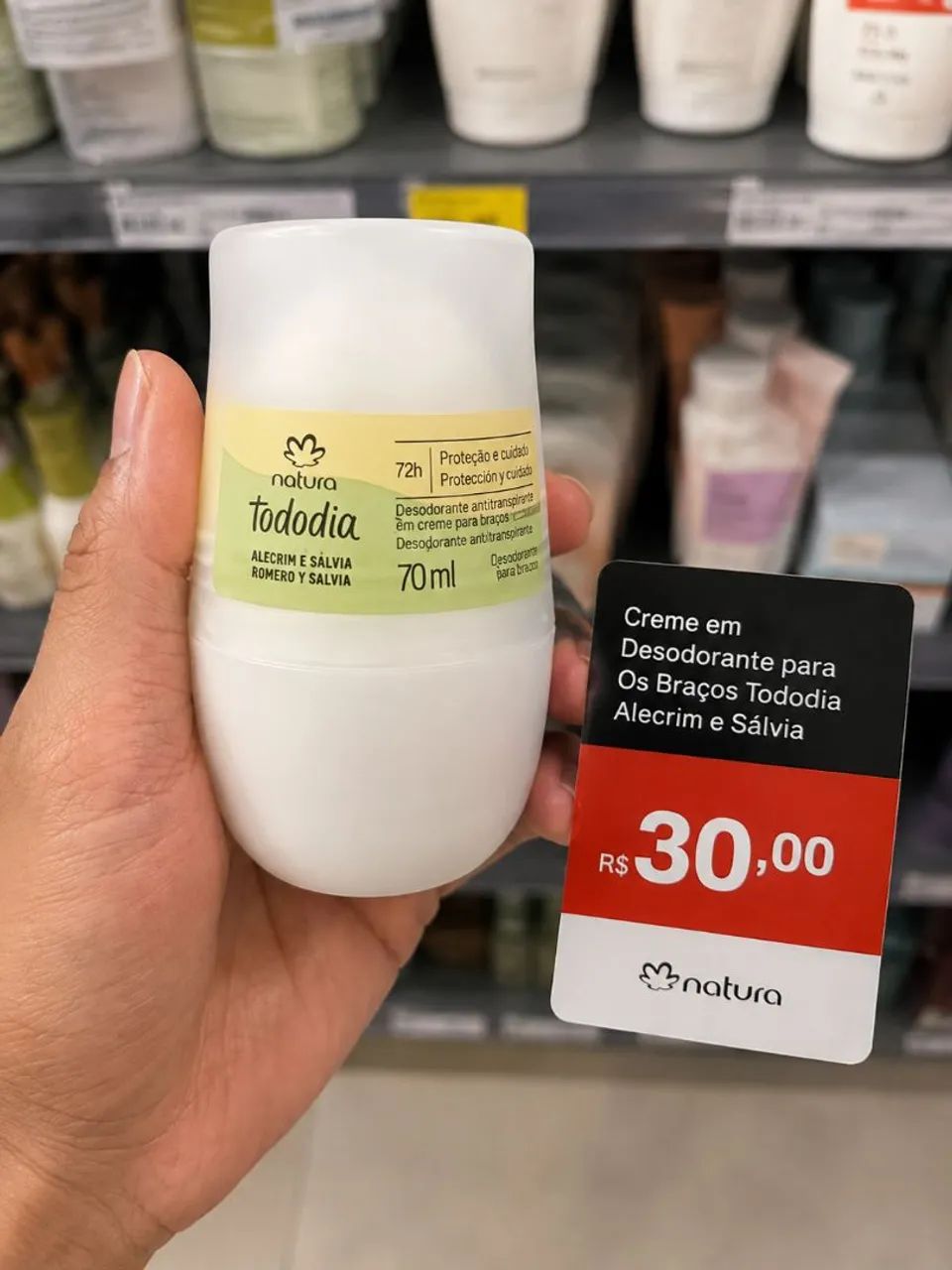 Creme de braço Natura