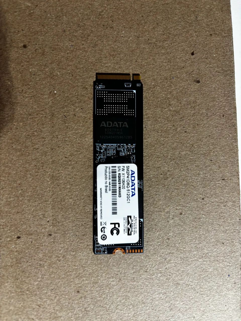 SSD ADATA M.2 NVMe 512GB - Novo  