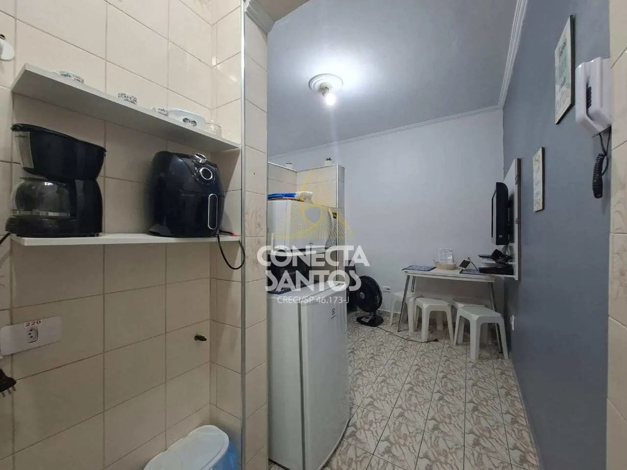 Kitnet Ponta da Praia, Santos, Cod: 2224 - Foto 5