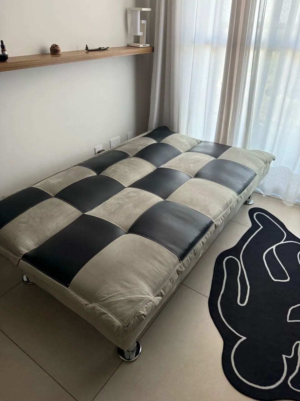 Sofá cama Xadrez 1,70m - Foto 3