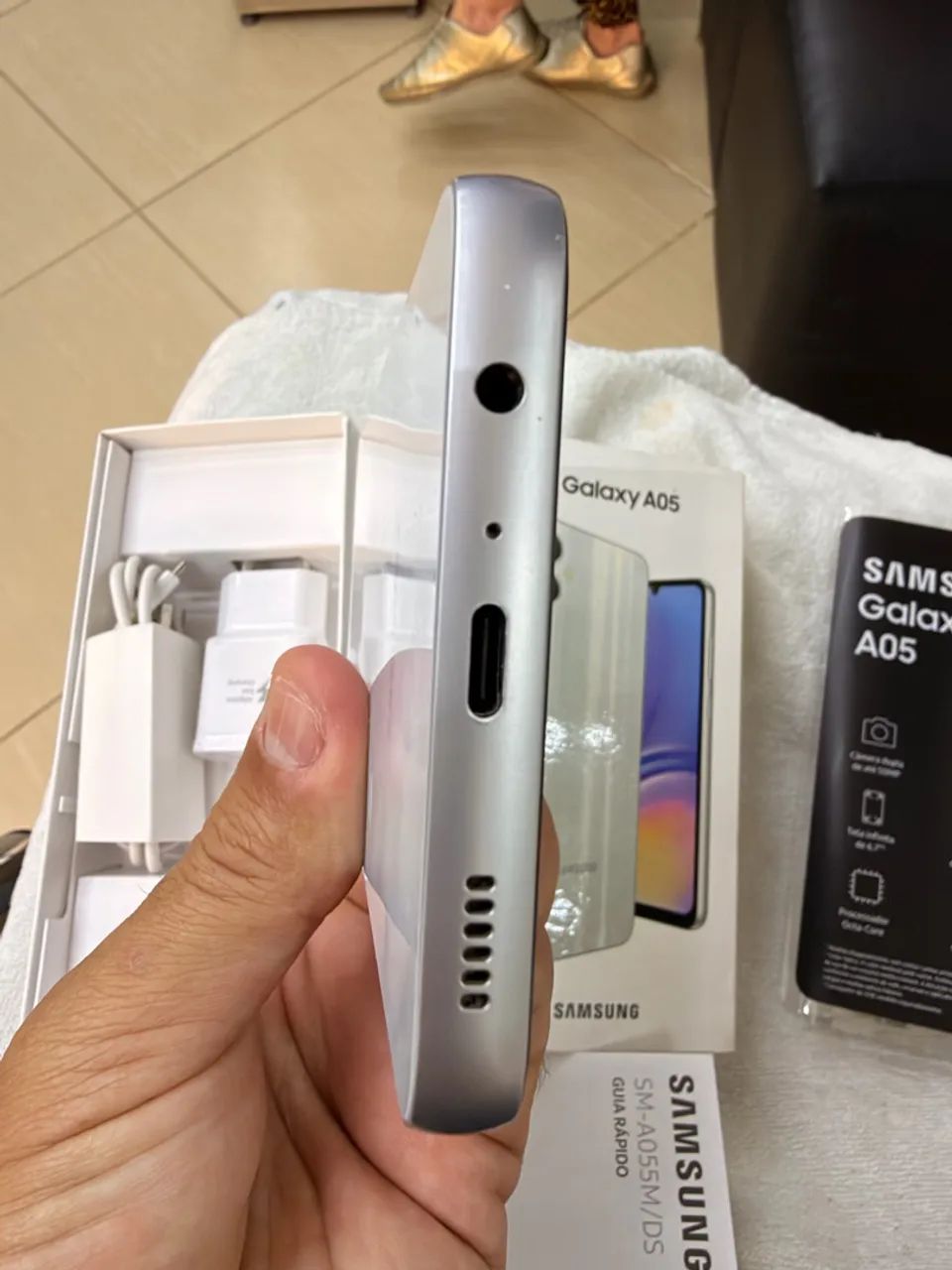 Vendo Sansung A05 prata  - Foto 5
