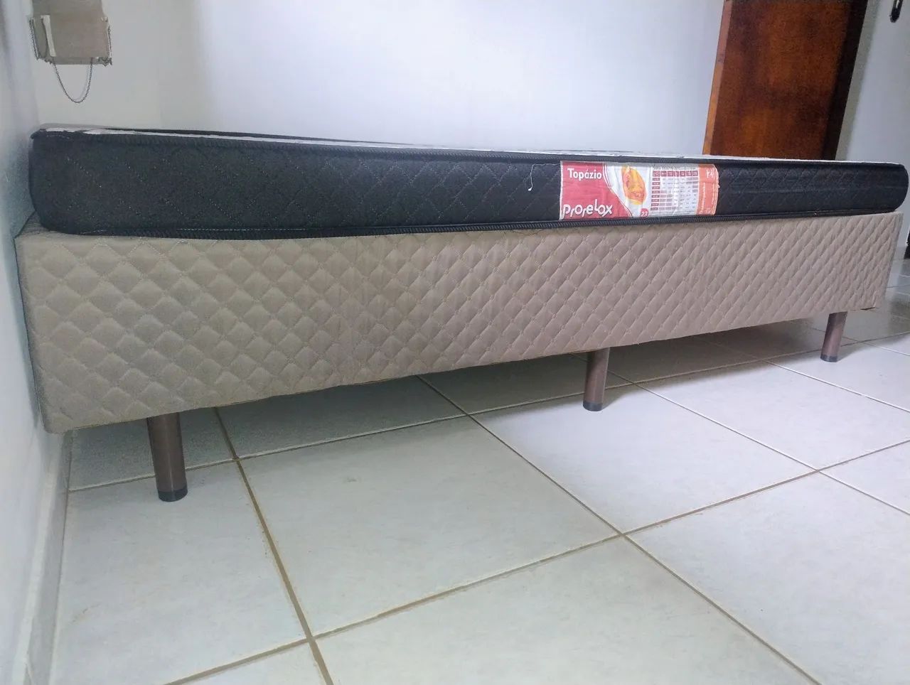 Box + colchão solteiro  - Foto 2