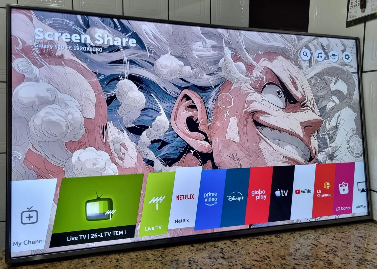 Tv Smart 55 polegadas LG Webos 4k  - Foto 4