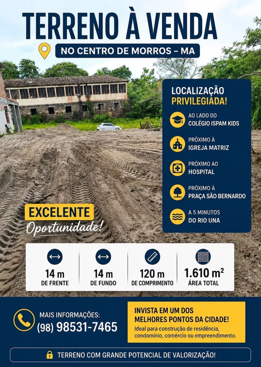 Terreno centro de morros