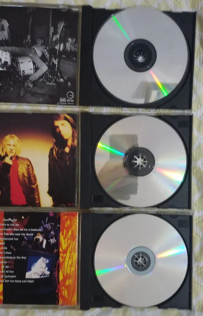Lote 6 CDs Nirvana - ORIGINAIS (Bleach, Nevermind, In Utero, Unplugged e MAIS) - Foto 3