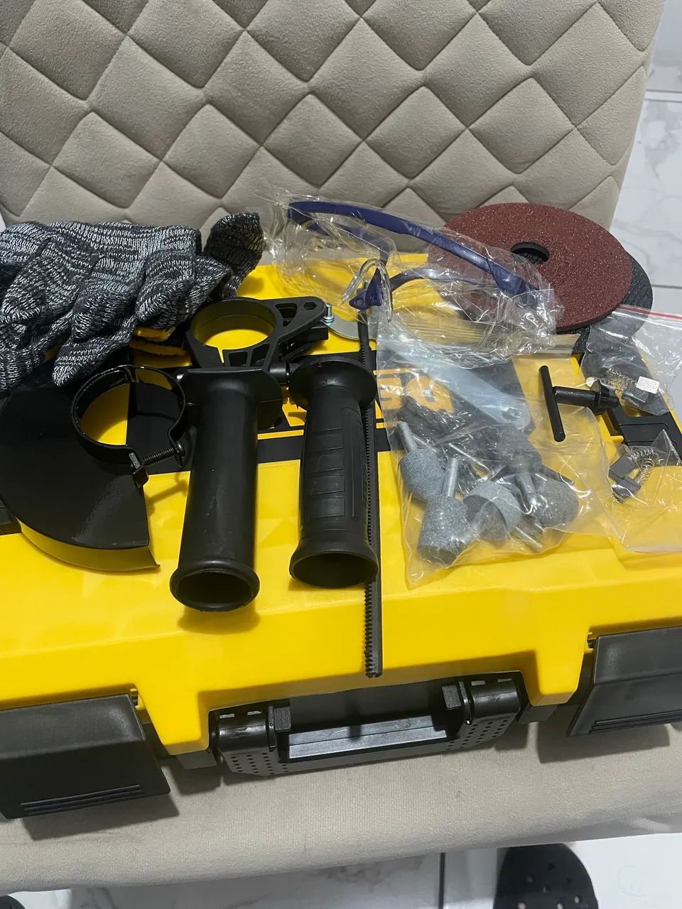 Kit lixadeira e furadeira Dewalt  - Foto 5