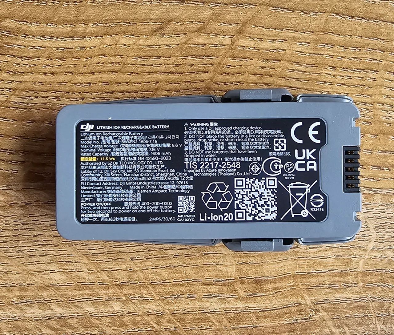 Bateria Original DJI Neo 2 - Nova, Sem Uso!!!  - Foto 2