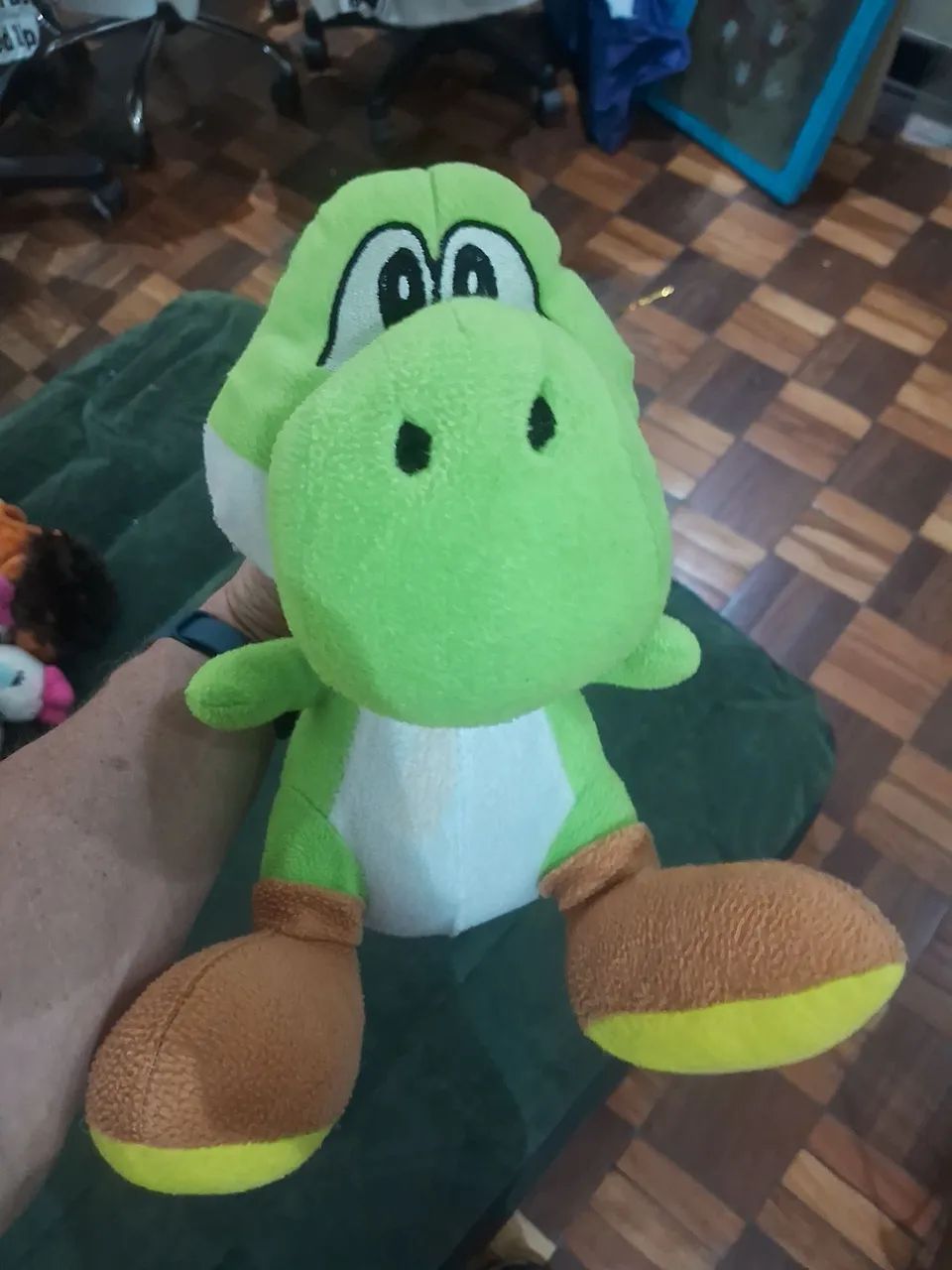 Yoshi Super Mário de pelúcia 
