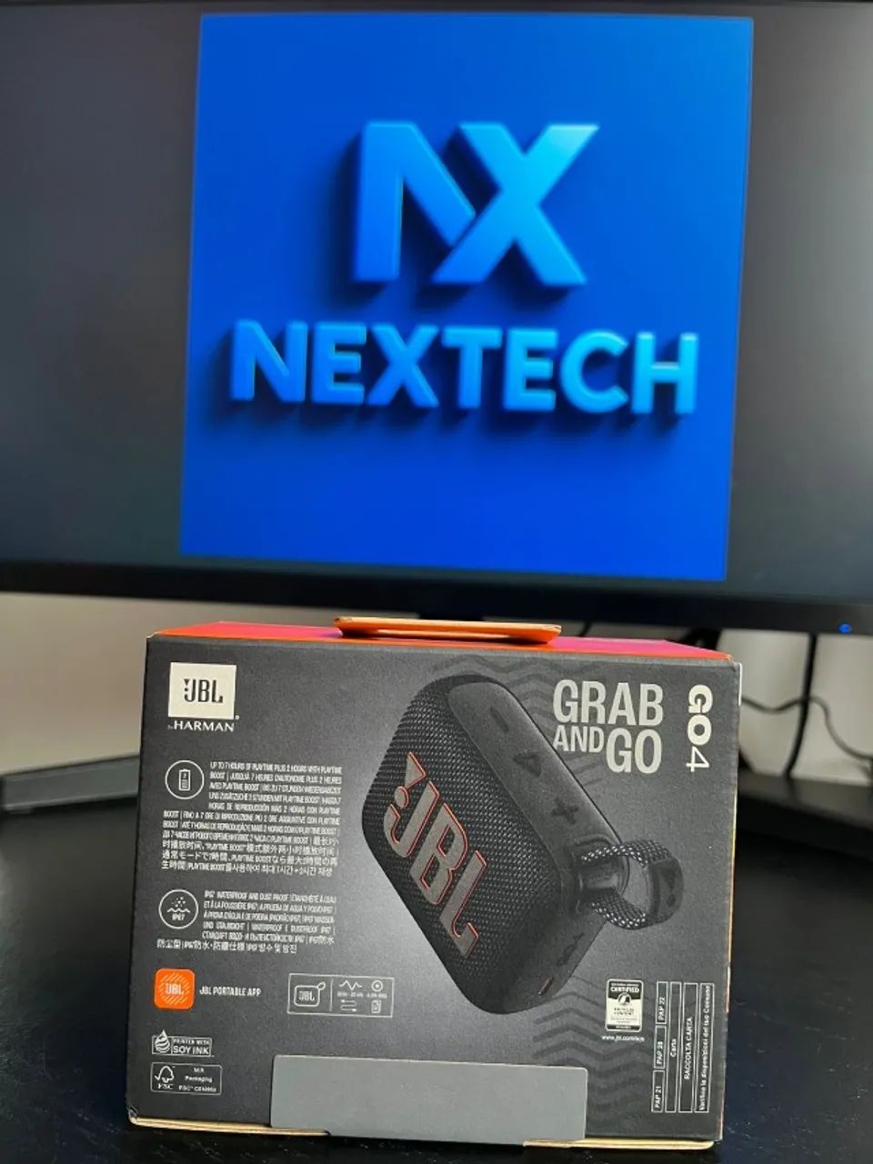 JBL GO 4 (NOVA E LACRADA)