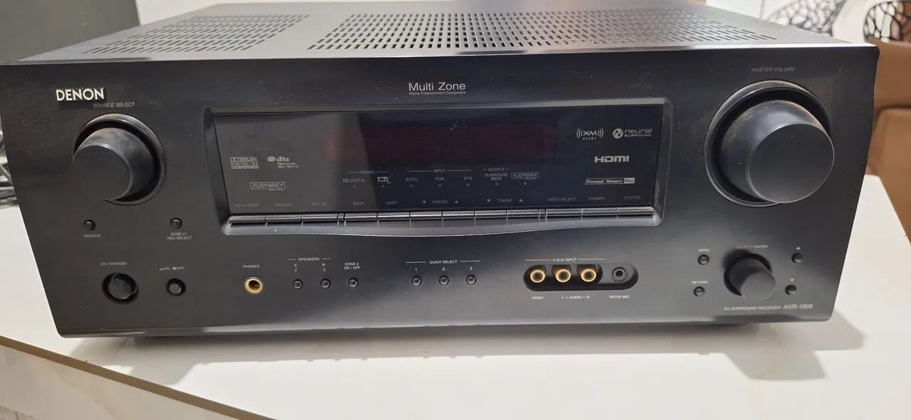 Recever DENON modelo AVR-1908 