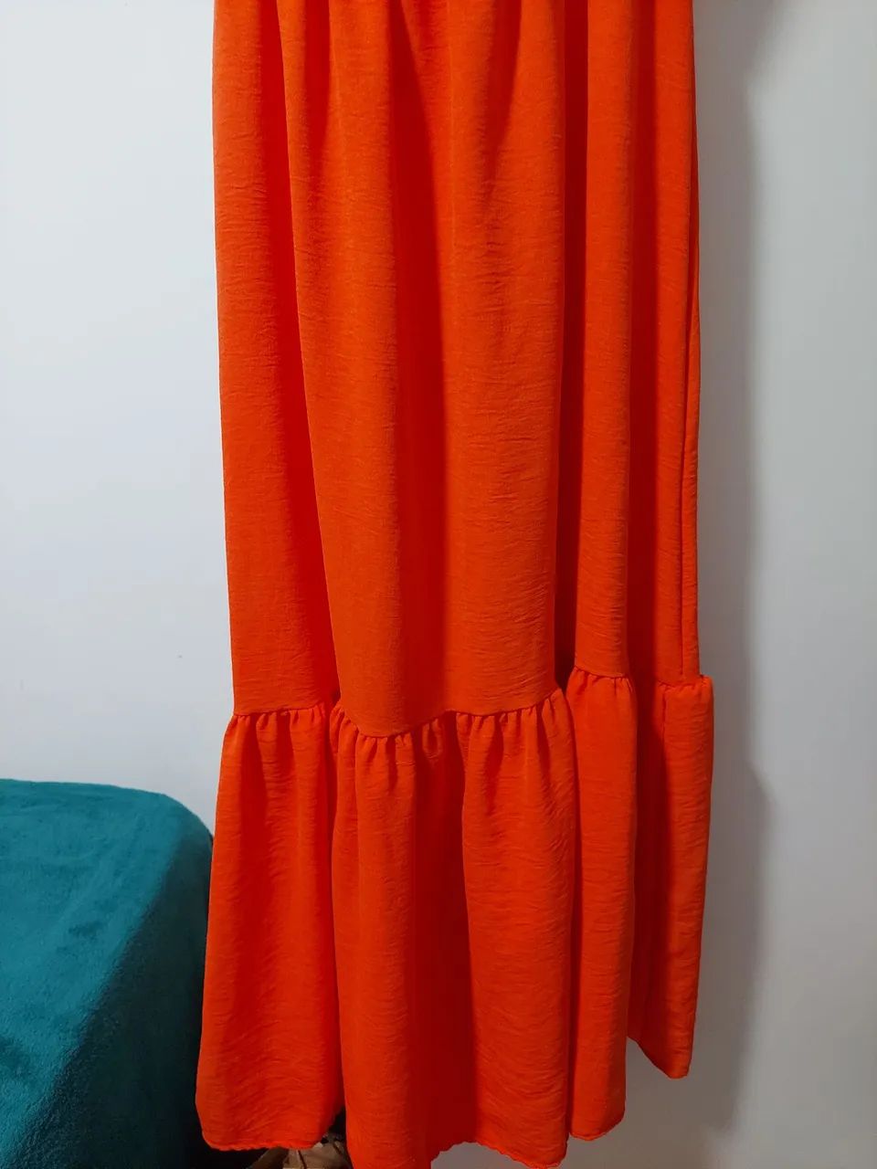 Vestido em tecido laranja. Aproveite o valor!!! - Foto 3