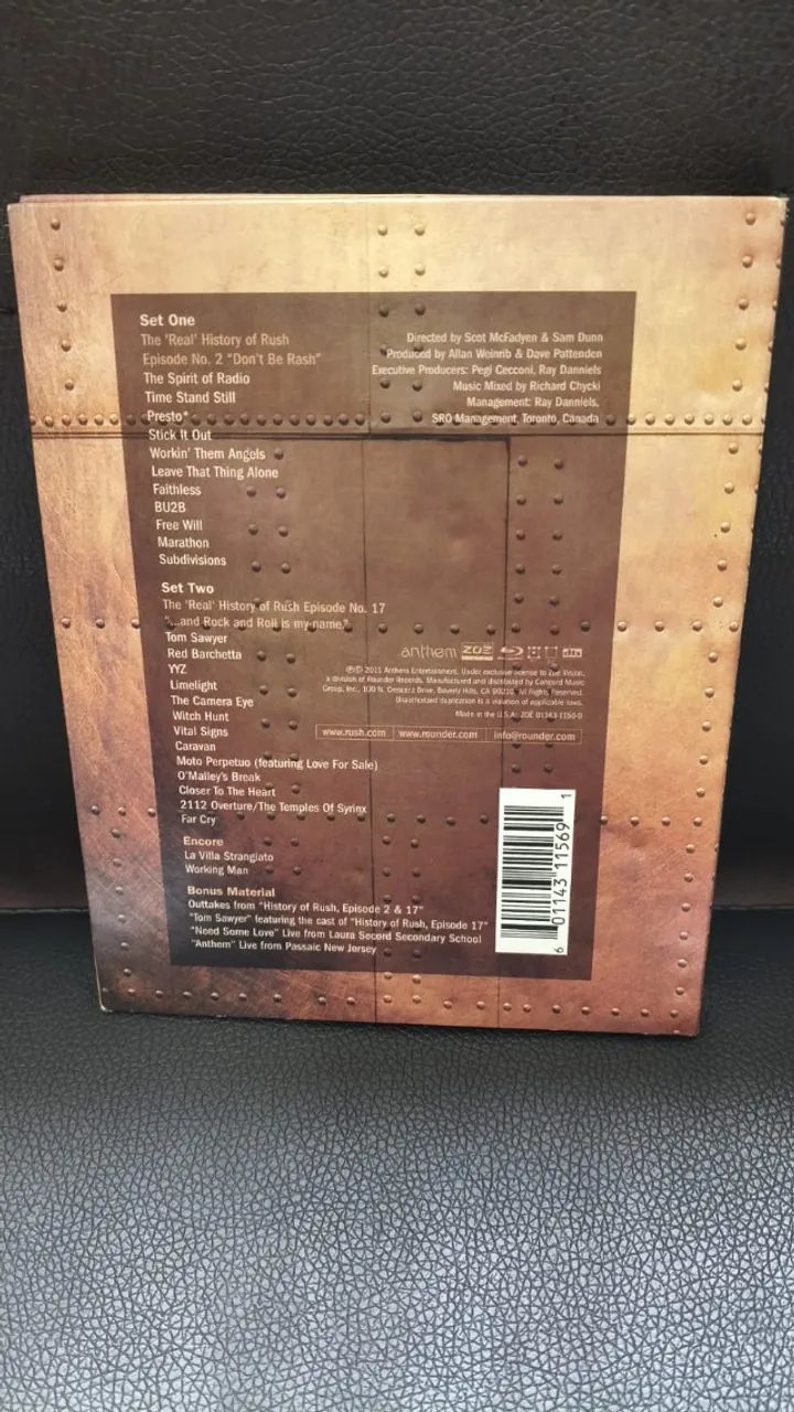 Rush - The Time Machine 2011: Live in Cleveland Blu-ray Original - Foto 3