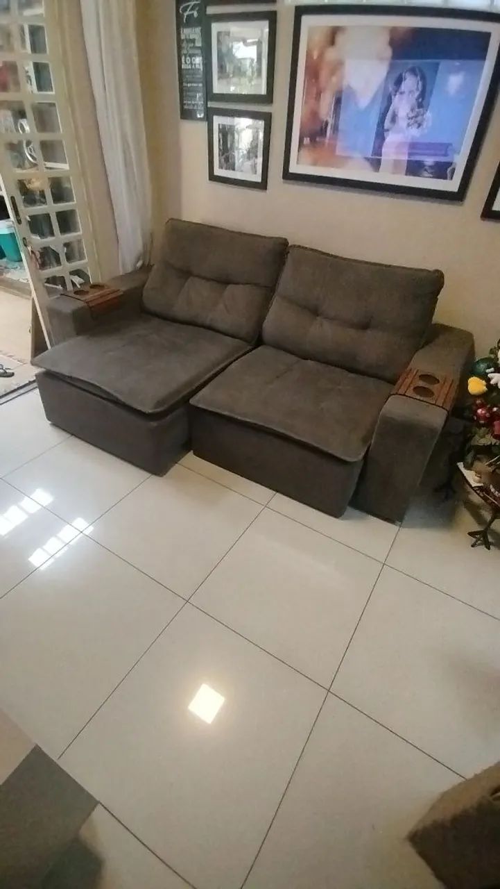 SOFA RETRÁTIL USADO 2.30 M - Foto 2