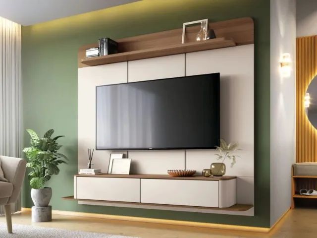 Painel Suspenso TVs Até 70Polegadas 1.80M C/Nicho. Produtos Novos Direto de Fábrica. - Foto 2