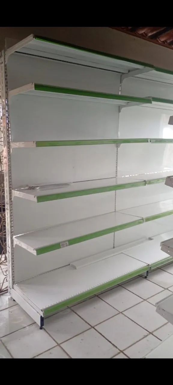 4 metros de gondolas reforcadas e altas 2500 - Foto 5