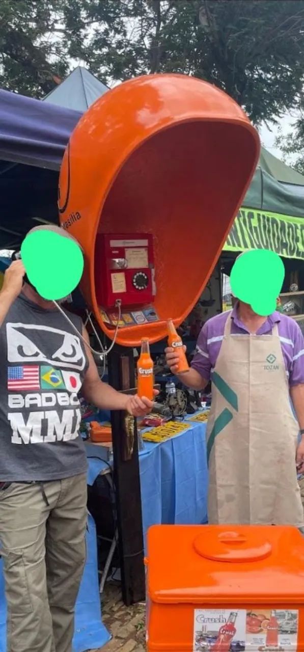 Telefone orelhão antigo - Foto 4