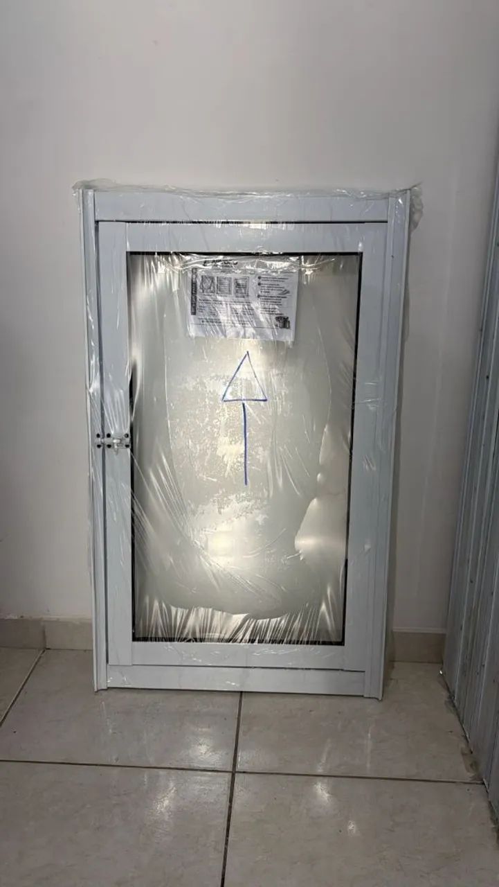 VITRÔ DE ALUMÍNIO CAPELINHA - BRANCO 0,60 x 1,00 - A PARTIR DE R$315