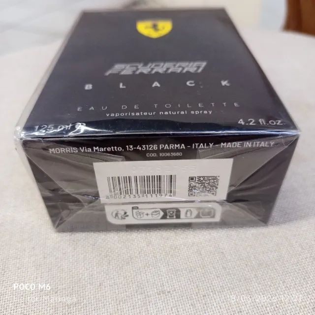 FERRARI BLACK MASCULINO PERFUME - Foto 5