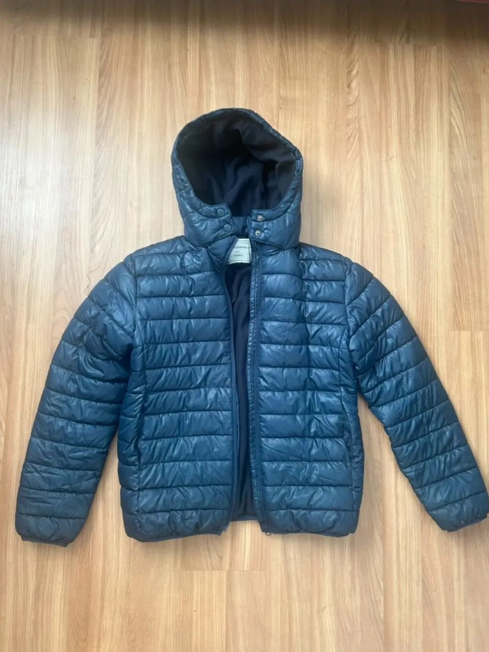 Jaqueta Puffer Camuflada Zara 