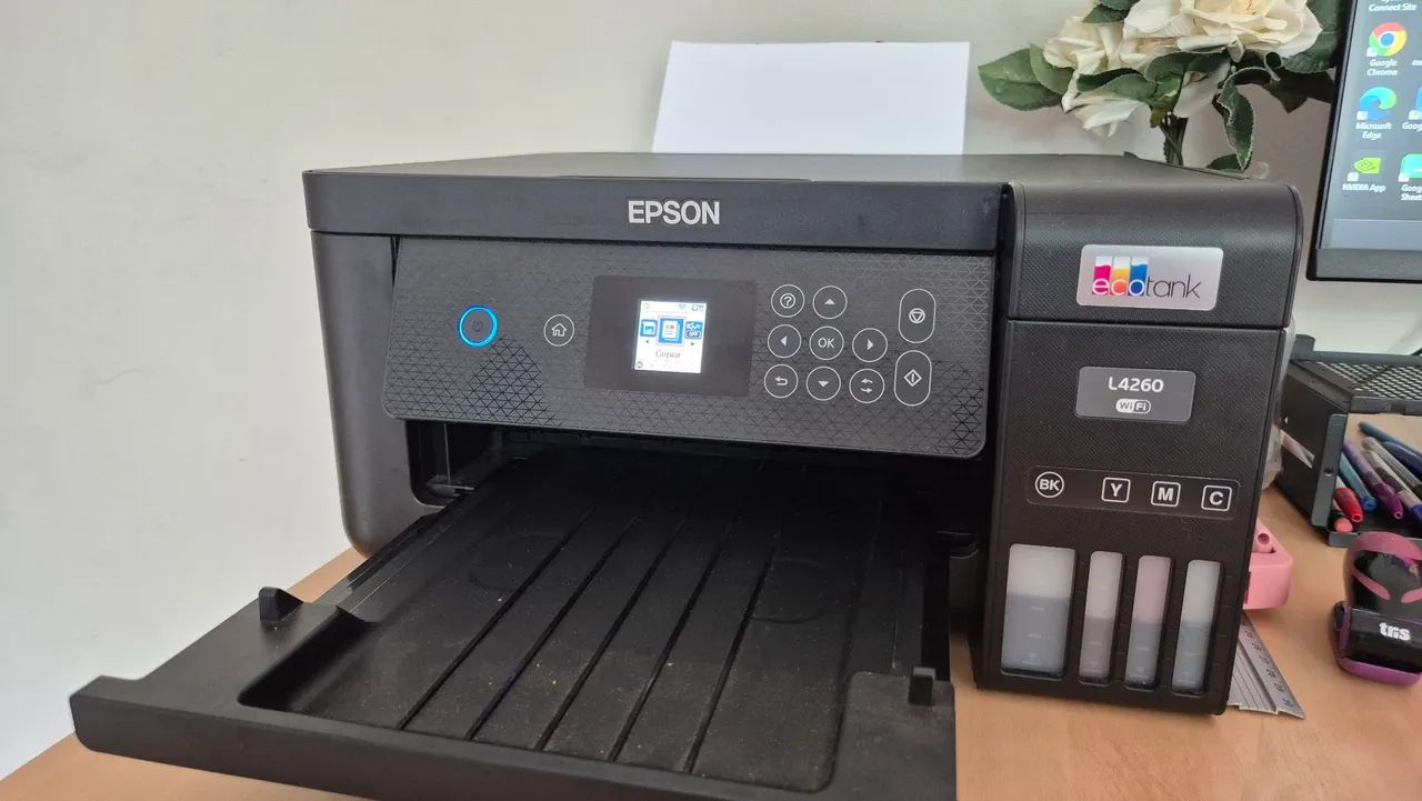 Impressora Epson l4260 com tinta! - Foto 2