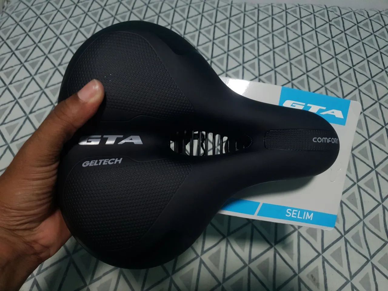 Sela bicicleta geltech gel confortável  - Foto 5