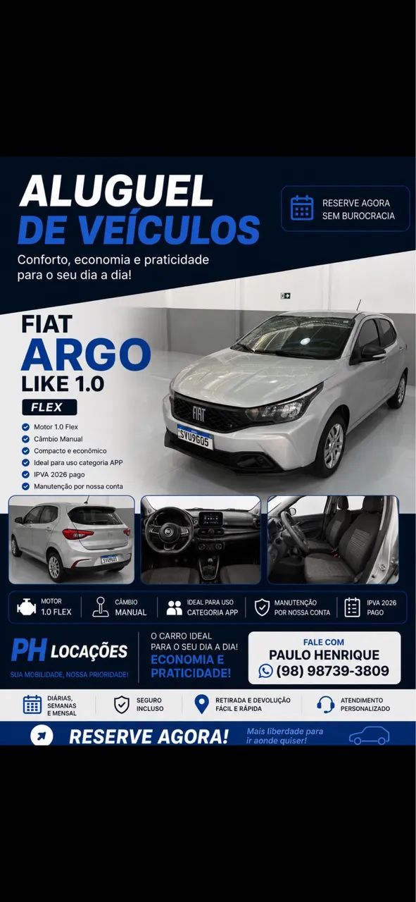 Aluguel de veículos: