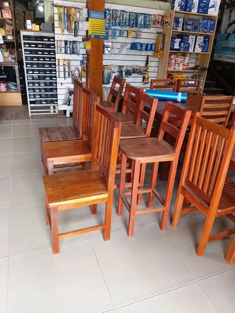 Mesas,banqueta,cadeiras - Foto 3