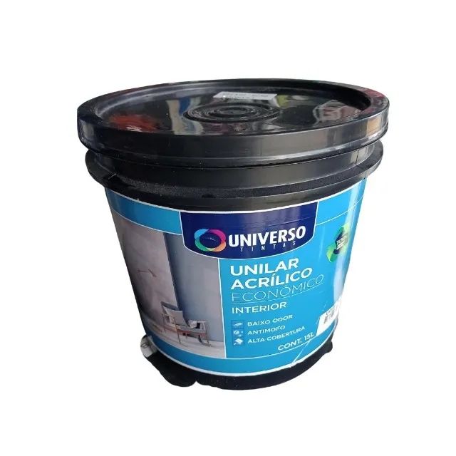 Tinta Acrilica economica 15L Unilar Balde - Foto 3