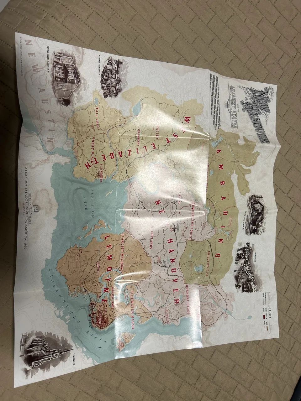 Red Dead Redemption 2 + mapa do jogo - Foto 5