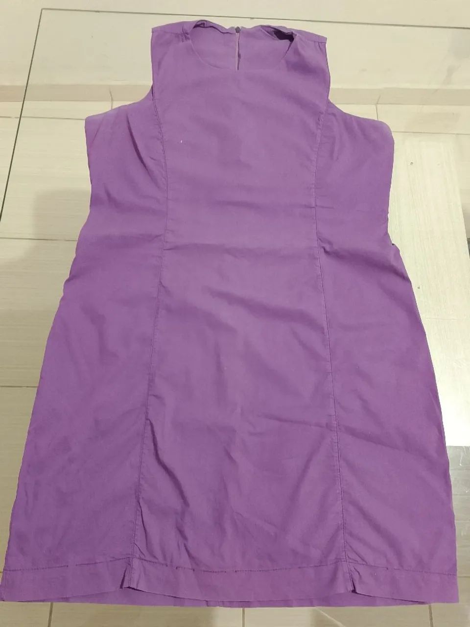 Vestido Roxo Básico 