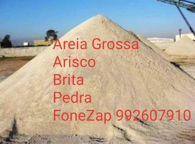 Areia Grossa, Arisco, Brita, Pedra