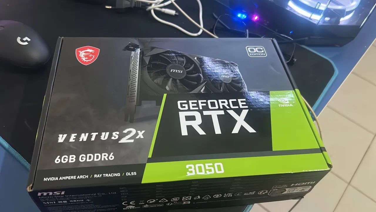 Placa RTX 3050MSI VENDA!