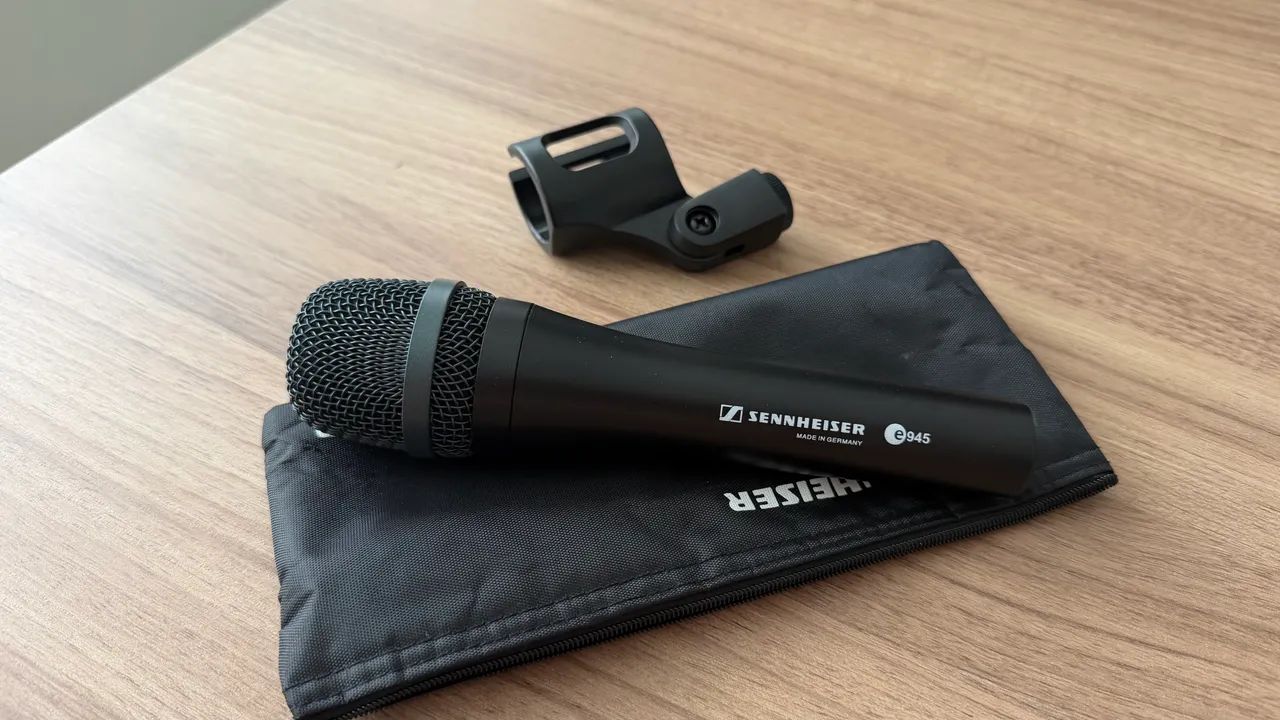 Microfone Sennheiser Evolution E 945 Dinâmico Supercardióide