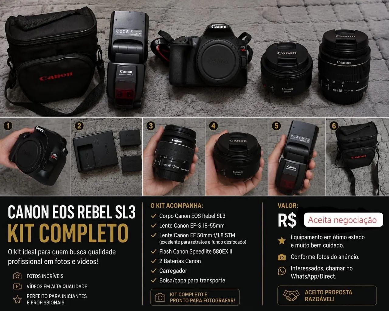 Canon EOS Rebel SL3 