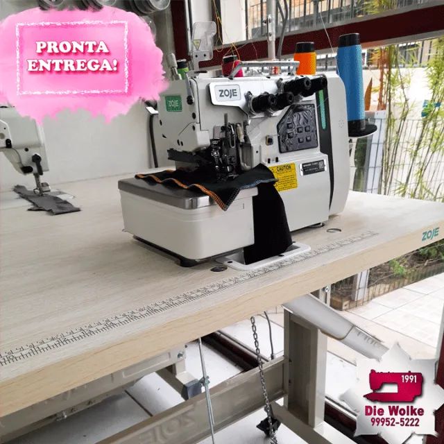 Máquina de Costura Nova - Overlock 4 Fios Zoje Direct Drive
