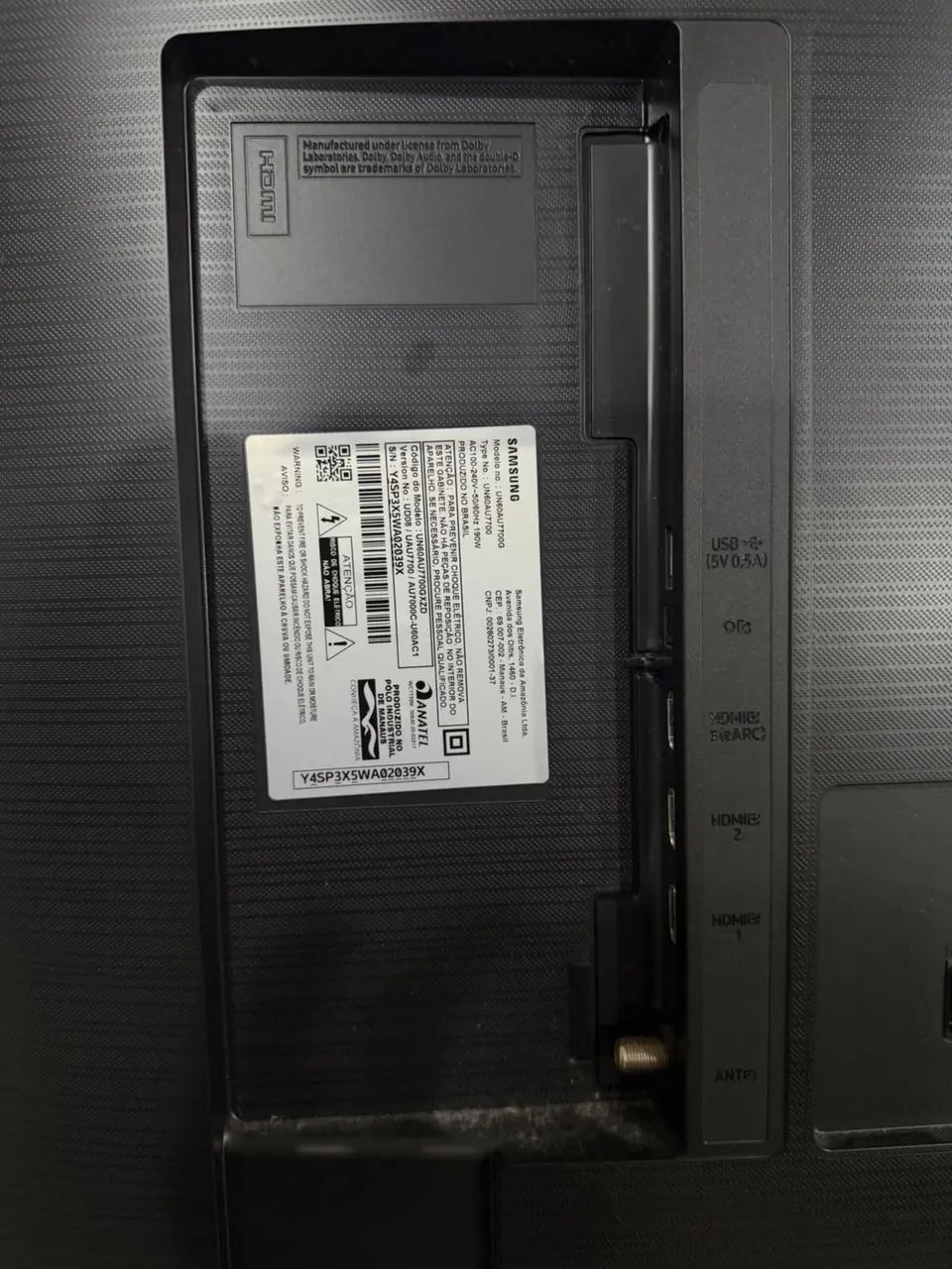 Smart TV Samsung 60" Crystal UHD 4K  - Foto 4