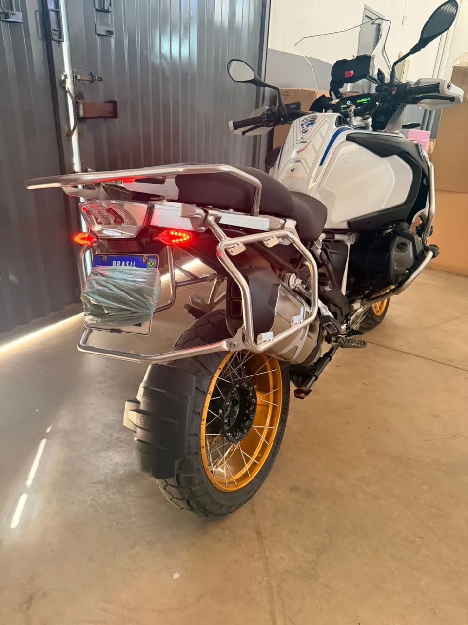 BMW R 1250 GS Adventure premium rallye 2021 com baús e acessórios  - Foto 10