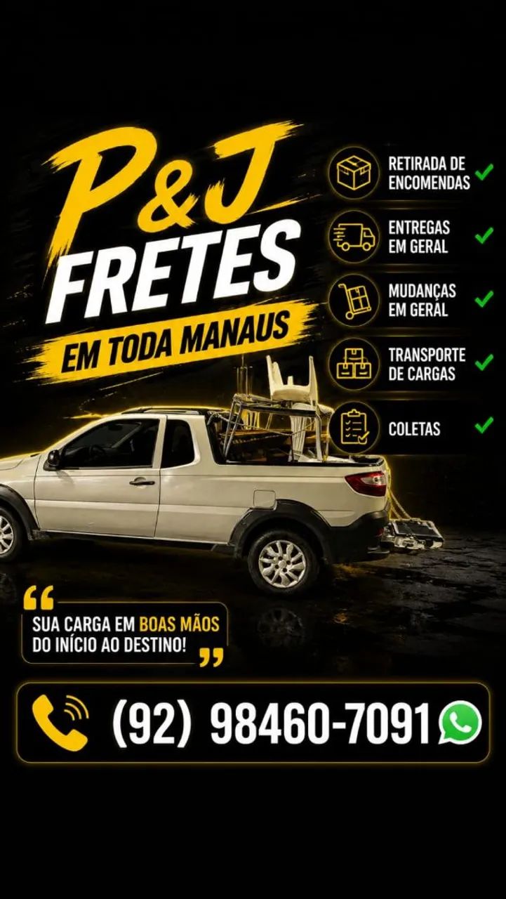 Frete, mudança, Transporte  R$80,00