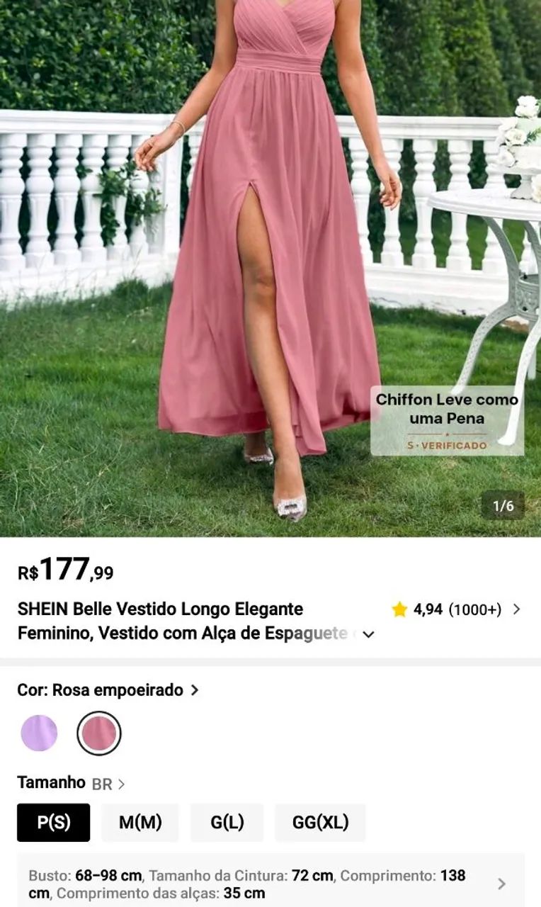 Vestido madrinha festa