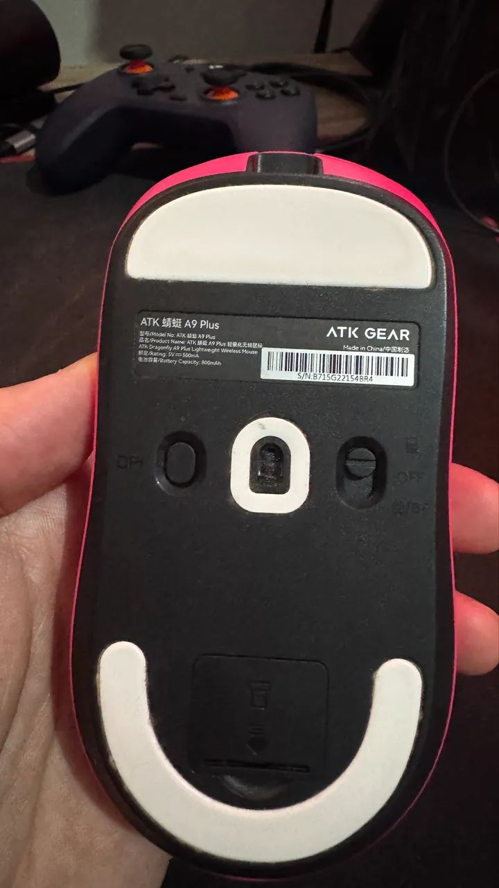 Mouse Gamer Sem fio ATK A9 PLUS - Foto 3