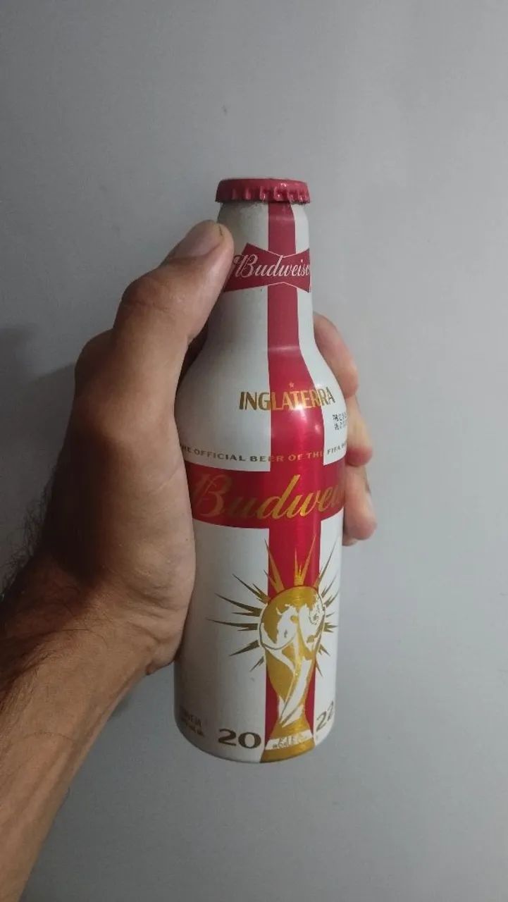 Garrafa da Copa do mundo Budweiser Inglaterra  - Foto 2