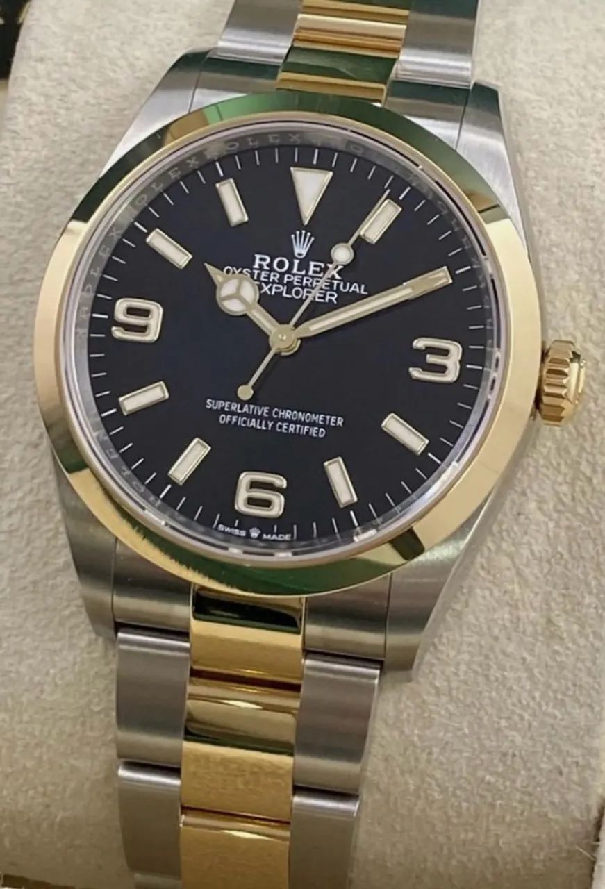 Rolex explorer, 36mm, (CL- A+, dourado e prateado)  - Foto 4