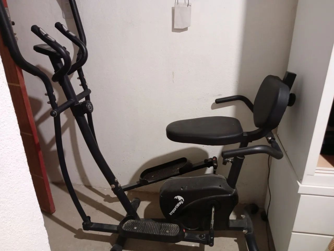Bicicleta ergométrica + elíptico 