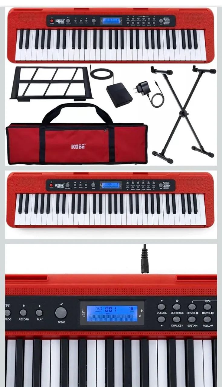 Baixei!! Kit Teclado Musical  