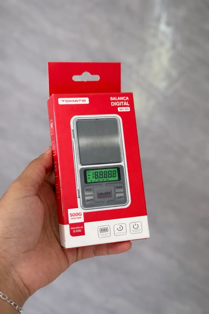 Balança digital precisão 0.01g - ENTREGA A DOMICÍLIO 