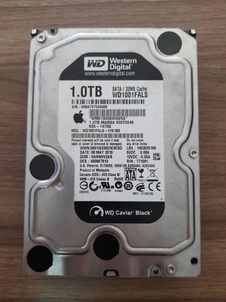 HD 1TB WD Black DVR Computador