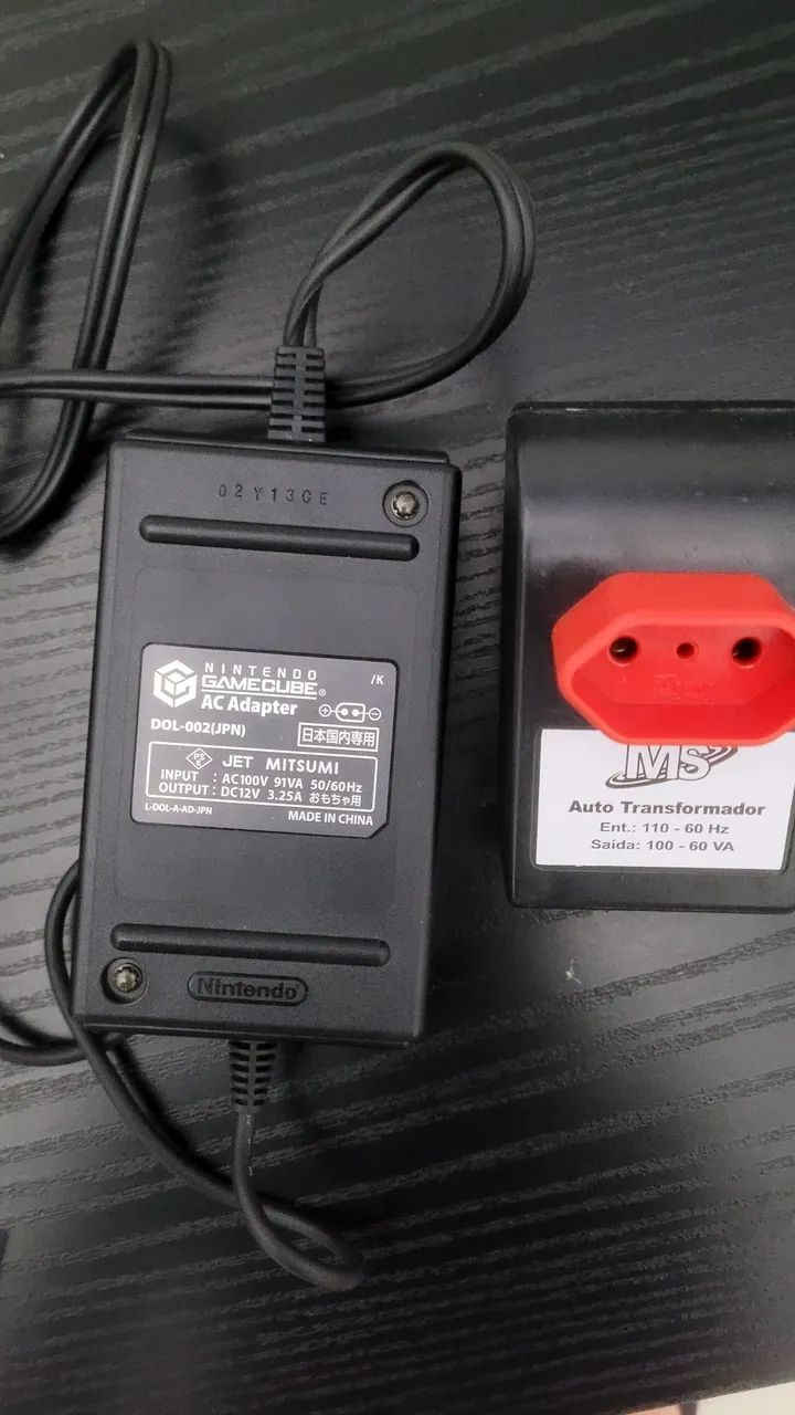 Fonte original Gamecube Japones 110v