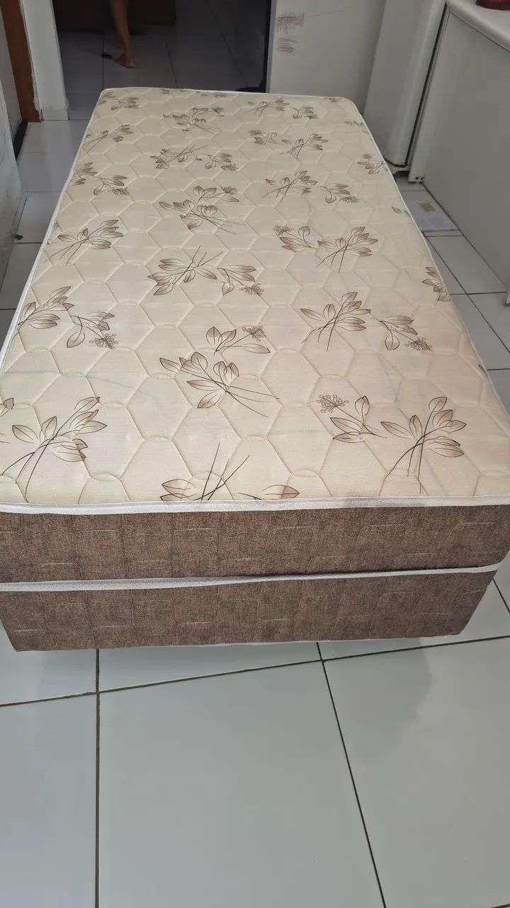 Cama box solteiro molas ensacadas  - Foto 4