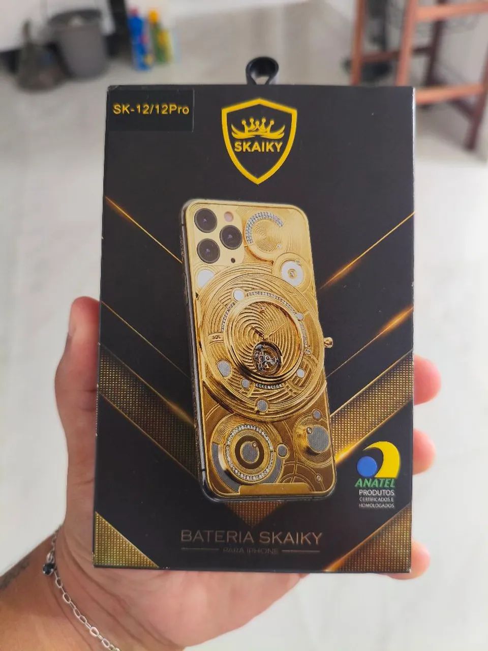 Bateria iPhone 12 / 12 Pro Skaiky ORIGINAL 2815mAh com selo Anatel